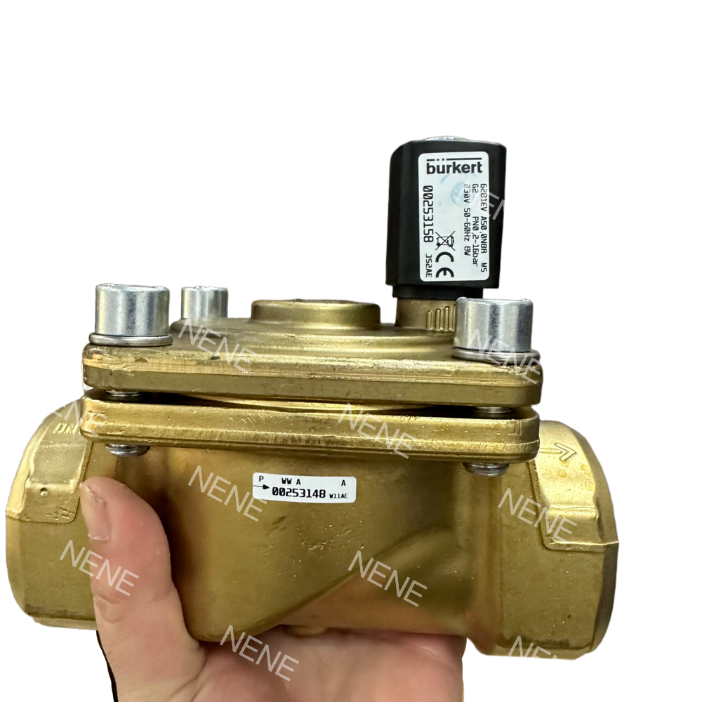 00221858 6281 Type G1 2/2 Normally Closed 25.0 Flow Hole NBR Sealed Brass Valve