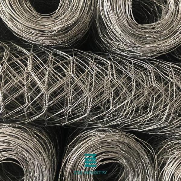 Quality Hexagonal Wire Mesh Fence Rolls Galvanized Mesh Roll For Stone Cage 2 X 1 X 1m wholesale