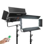 Bi Color 300w Soft Led Lighting Panel With Remote Wired Wireless DMX
