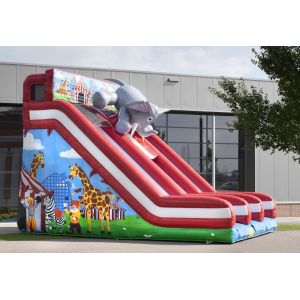 Large Circus Commercial Inflatable Slide Elephant Infatable Dry Slide