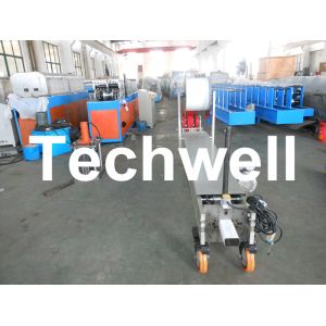 China Copper 16 oz, Steel 29 - 26 ga Portable Round Rainspout Machine for Rainwater Downpipe on sale