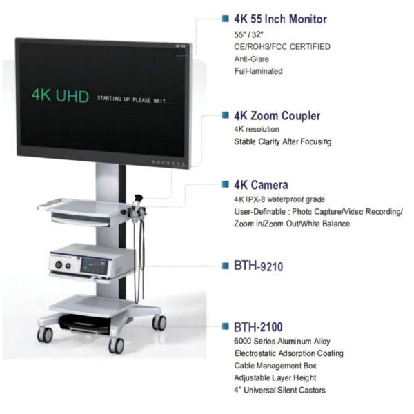 BTH-9210 UHD Medical 4K Endoscope Camera 7Inch Touch Screen
