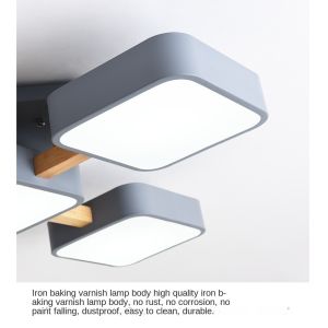 LED modern minimalist ceiling lamp LED study entrance bedroom wooden celling