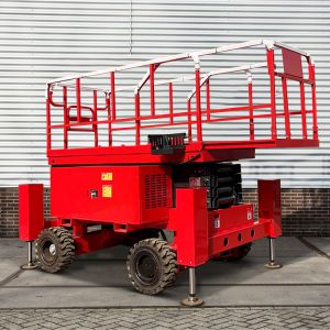4-12m Aerial Working Hydraulic Movable Table Scaffolding Lifting Full Electric