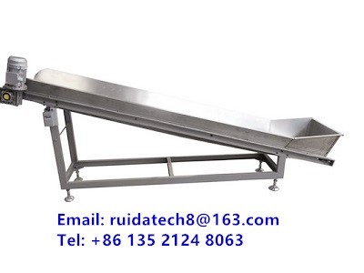 Conveyor with Large Capacity for Transporting Any Solid Materials and Pieces in