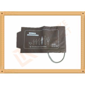 Coffee Non Invasive Blood Pressure Cuff Reusable NIBP cuff Adult Use Single Hose