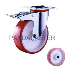 330Lbs Industrial Grade Casters Swivel 125mm Trolley Wheels With Dual Lock
