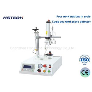 Cheap Four Work Stations In Cycle Equipped Work Piece Detector LED Bulb Glue Dispenser for sale