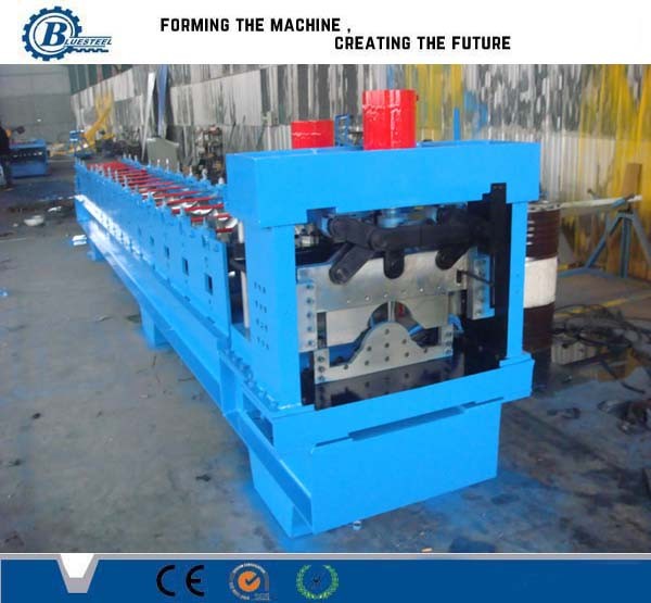 Quality PLC Hydraulic Automatic Galvanized Rolling Form Line / Metal Ridge Cap Forming Equipment wholesale
