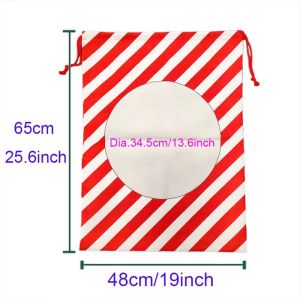 DIY Personalised Santa Sack Sublimation Drawstring Christmas Gift Bags