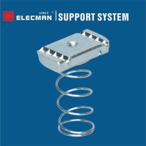 Zinc Plated Galvanized Steel Strut Channel Nuts With Regular Spring