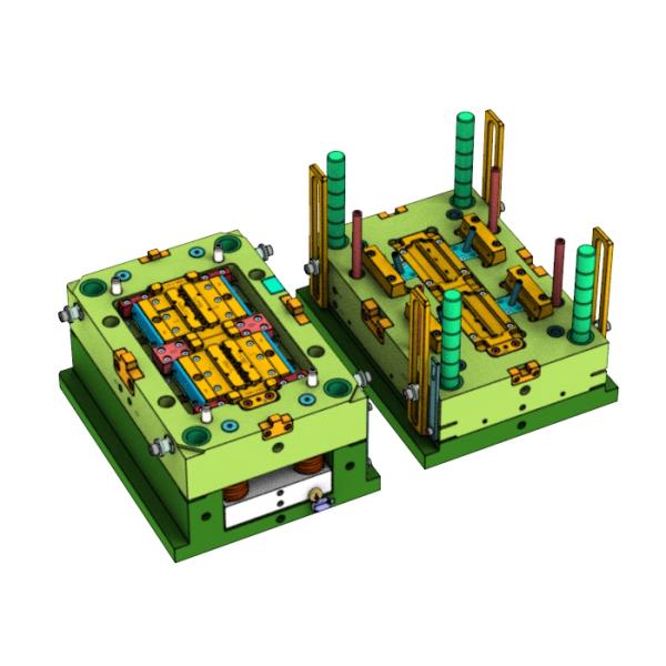 OEM / ODM : Cold Runner Injection Molding & Transparent Smart Glasses Case Shaft (1*2) No.23847