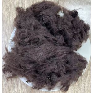 China non siliconized Recycled Polyester Fiber 1.5D 38mm Dark Coffee on sale