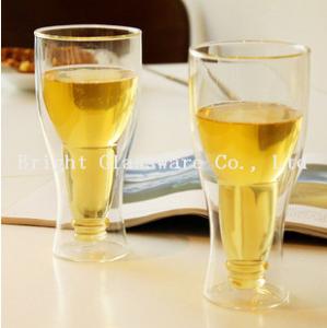 China top popular double wall beer glass for wholesale on sale