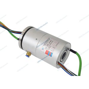 Integrated Ethernet Signal Power Electrical Slip Rings 30rpm With Pneumatic