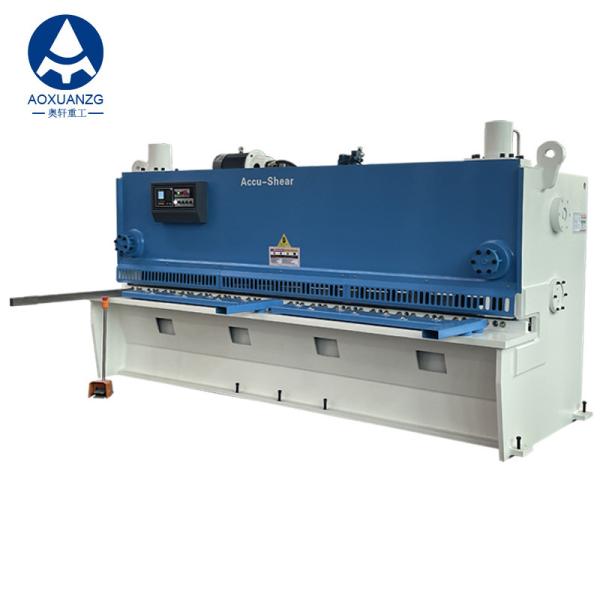 Quality 6*3200mm CNC Hydraulic Guillotine Shearing Machine Cutter With 1-3° Shearing Angle wholesale