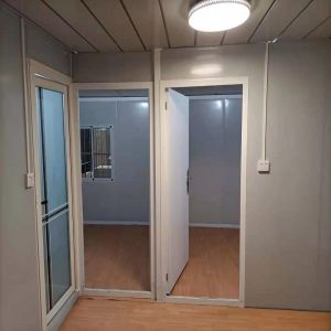 Cheap Living Home Flat Pack Container House With Traditional Design PVC Sliding Window for sale