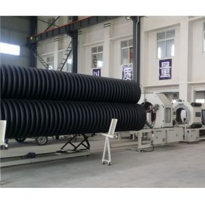 Customizable Full Automatic Water Cooling PE Plastic DWC Pipe Machine Production