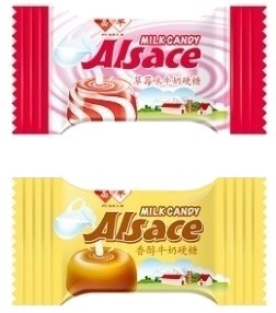 Quality Direct Wholesale Strawberry & Alsace Milk Candy With Retail Bulk Package wholesale