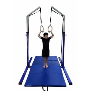 boys Gymnastics Training Equipment Olympia Ring Tower And Mat Combo Boys