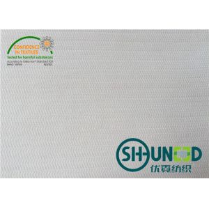 100% Polyester Interlining Material Warp And Tricot Knitted W1030D