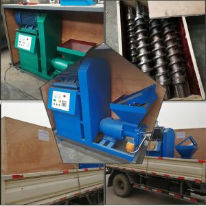 380V Biomass Screw Press Briquetting Machine CE Durable