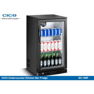 Small Commercial Beer Cooler Refrigerator 0 - 10 Degree With ROHS Certification