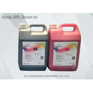 5Liter Konica 35pl Solvent Printing Ink For Konica 512 - 35 / 42pl Printhead