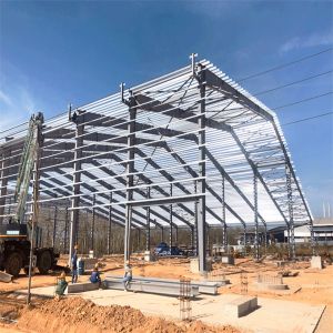 3D3S Drawing Steel Structure Workshop With Plastic Steel Windows And Sandwich