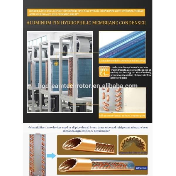 163L/D to 1200L/D good quality industrial dehumidifier