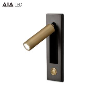 China 3W 30degree modern led reading light LED headboard wall light /led bedside reading wall lights on sale