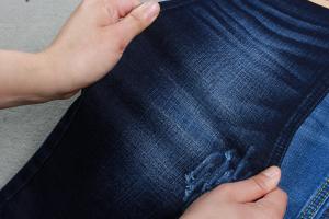 China 9.7Oz Denim Spandex Fabric Medium Spandex Denim Material Cotton Polyester on sale
