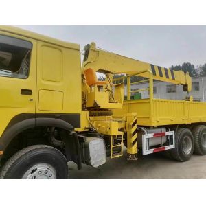 14 Ton Hydraulic Mobile Lorry Crane with Straight Boom and Customized Crane Jib