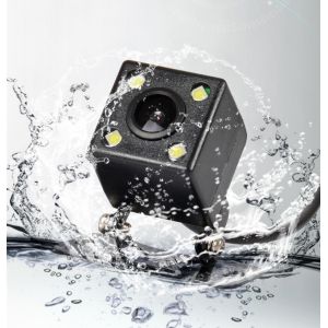 4 LED Light HD Vehicle Backup Camera Wire Type Temperature -30℃ To 60℃