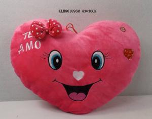 China Singing Love Soft Heart Cushion Two Color on sale