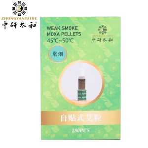 Cheap ZhongYan Taihe Weak Smoke Mini Moxibustion Sticks Self Adhesive 180pcs for sale