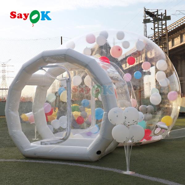 Sayok Overseas Warehouse Transparent Bubble House Inflatable Kids Bubble House Tent for Party