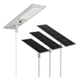 180lm/W Ip65 Integrated All In One LED Solar Street Light With Pole Mount Interface Diameter 60/76mm Optional