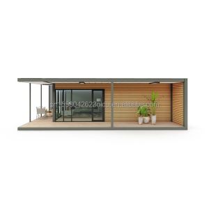 Modern Design Wooden Plastic Container Residence with Materials and Prefabricate