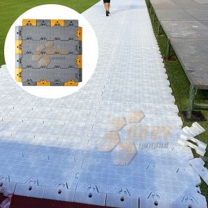 Modular Plastic Temporary Portable Event Flooring Removable Concert Party Tent Flooring