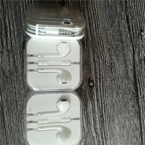 OEM qulity Wired Mobile Phone Earphone 3.5mm in ear white For Iphone with box