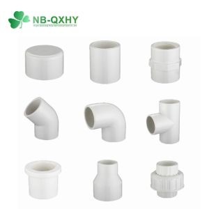 ASTM Sch40 PVC UPVC Pipe Fitting Plastic Pipe Joint Fitting for Water Supply