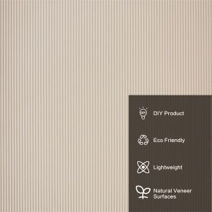 China Interior Decor Embossed 3D Wall Art Panels 15mm 18mm With MDF Base Material on sale