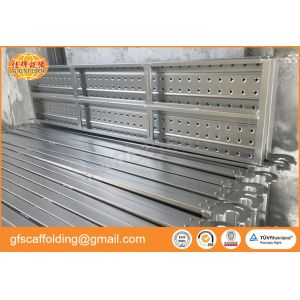 Q235 pre galvanized steel catwalk scaffold steel plank hooks for 1219*1700MM
