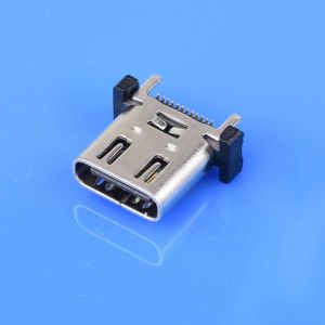 Cheap USB TYPE C 24PIN JAE Type Verticle 10.05mm Height for Power Strip and Adapter Application UL94V0 PA9T TYPE C Connector for sale