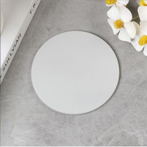 Round Custom Printed Logo Coaster for Drink Cup Mat Soft PVC Coaster in Durable