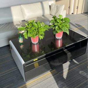110/50-60hz Modern Smart Table With Drawers Music Speakers TB135 Refrigerator