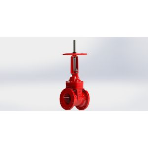 Vertical Type / Wall Mounted Rising Stem Gate Valve Used In Fire Fighting