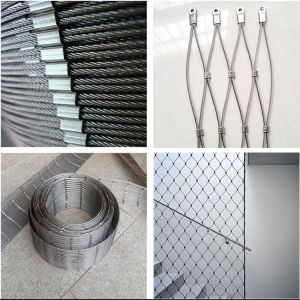 Light Weight High Strength stainless steel wire rope mesh net