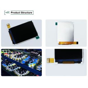 Polcd 2.8'' Custom Qvga 240x320 Color TFT Panel Display 4wire SPI interface IPS
